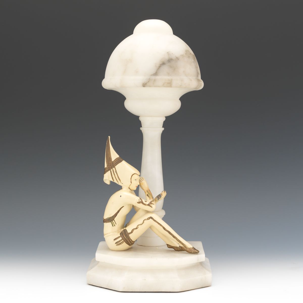 An Art Deco Figural Lamp 06 20 14 Sold 402 5 An Art Deco Figural Lamp
