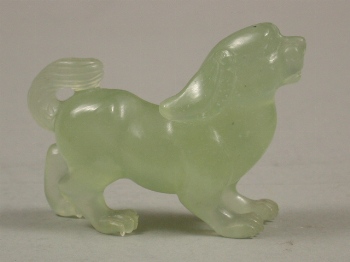 jade dog figurine