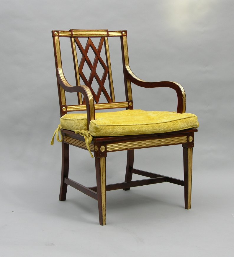 Russian Empire Style Armchair, 20th Century, 11.19.04, Sold 345