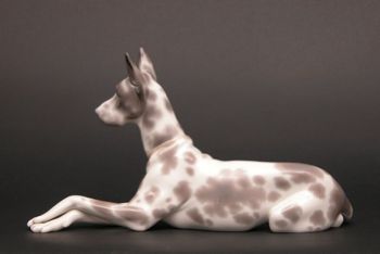 lladro great dane figurine