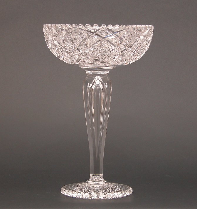 CUT GLASS COMPOTE Kitchen & Dining Dining & Serving