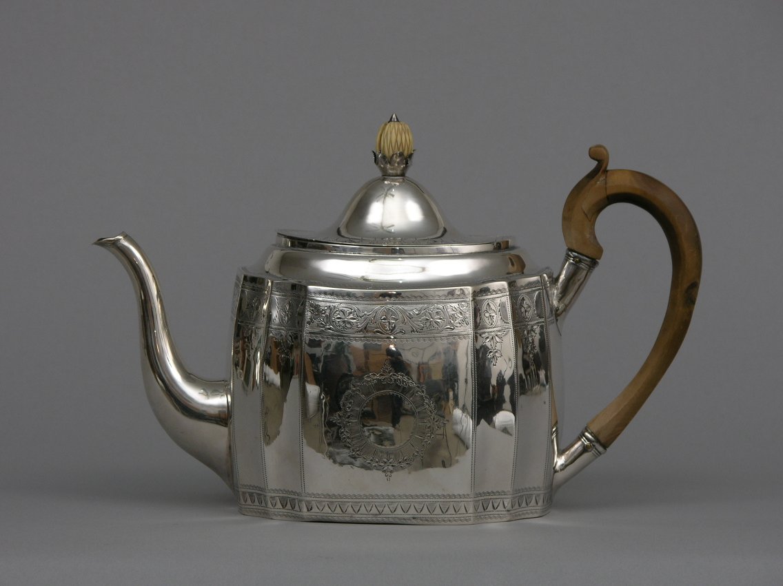 Irish Silver Teapot, 02.04.05, Sold 1035