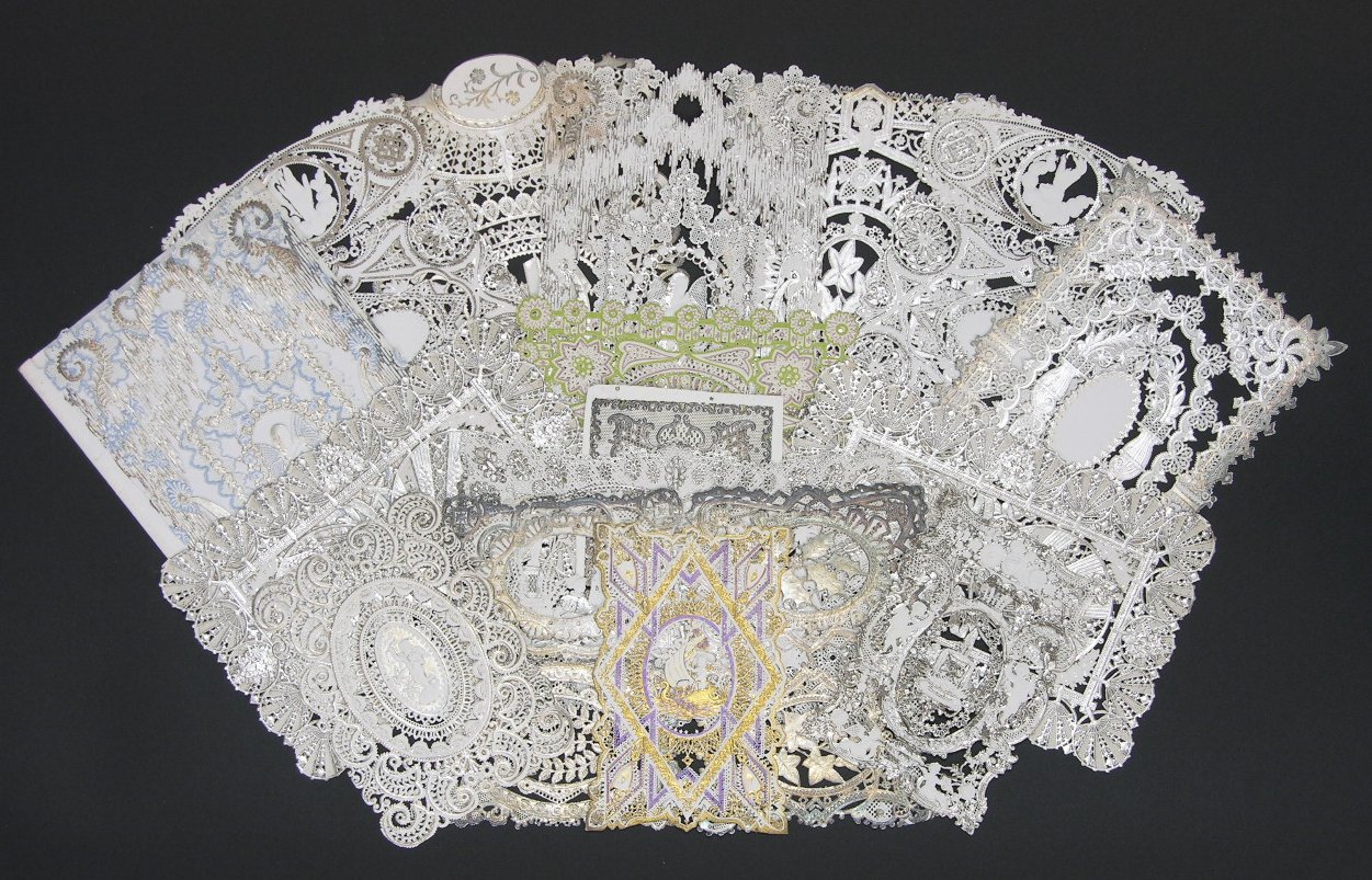 A Second Lot of Lace Cut Paper for Making Valentines, 02.05.05, Sold 46