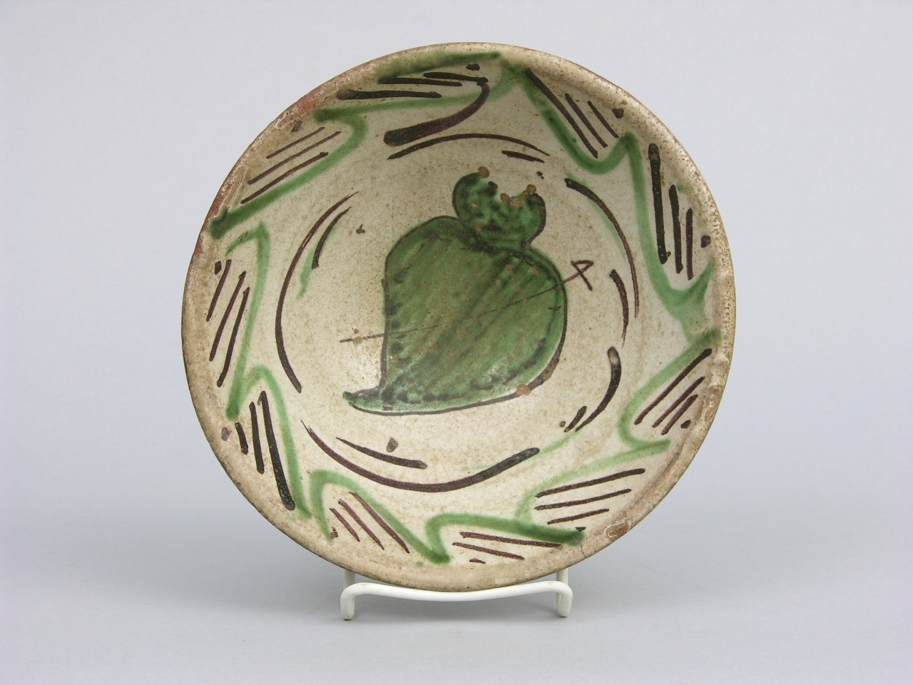 SpanishStyle Ceramic Bowl From Carborundum Museum of Ceramics, Niagara