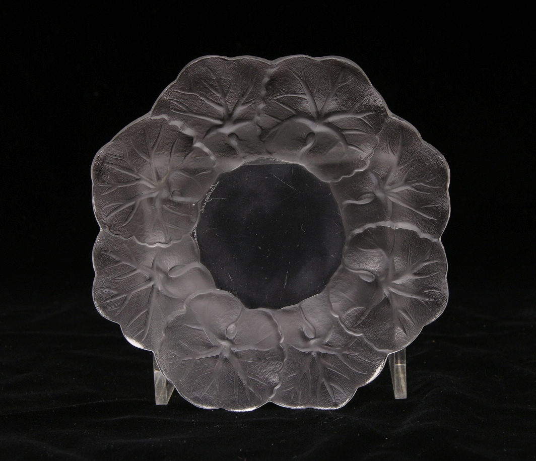 Small Lalique Plate, 03.04.06, Sold: $63.25