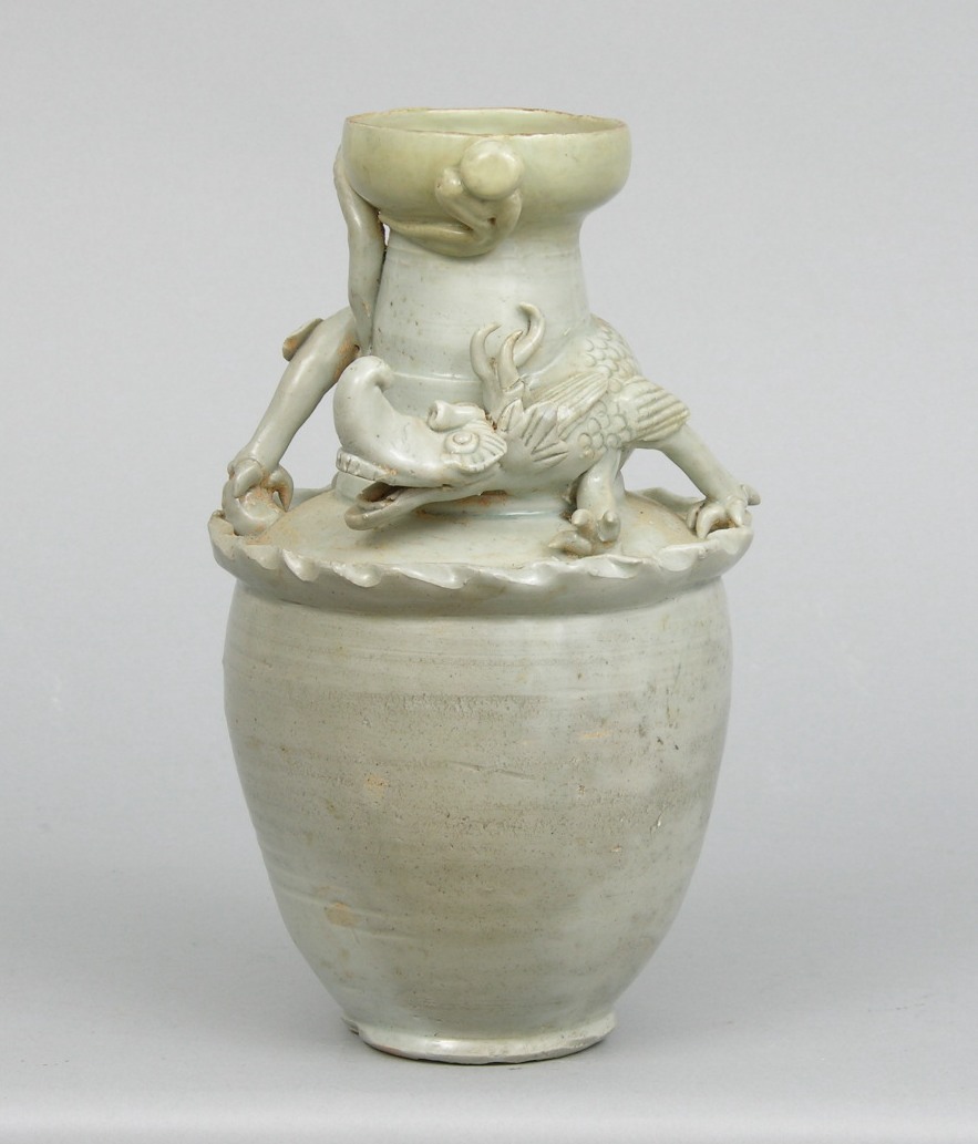 Chinese Celadon Funerary Urn, ca. 12th/13th Century , 05.20.06, Sold 184