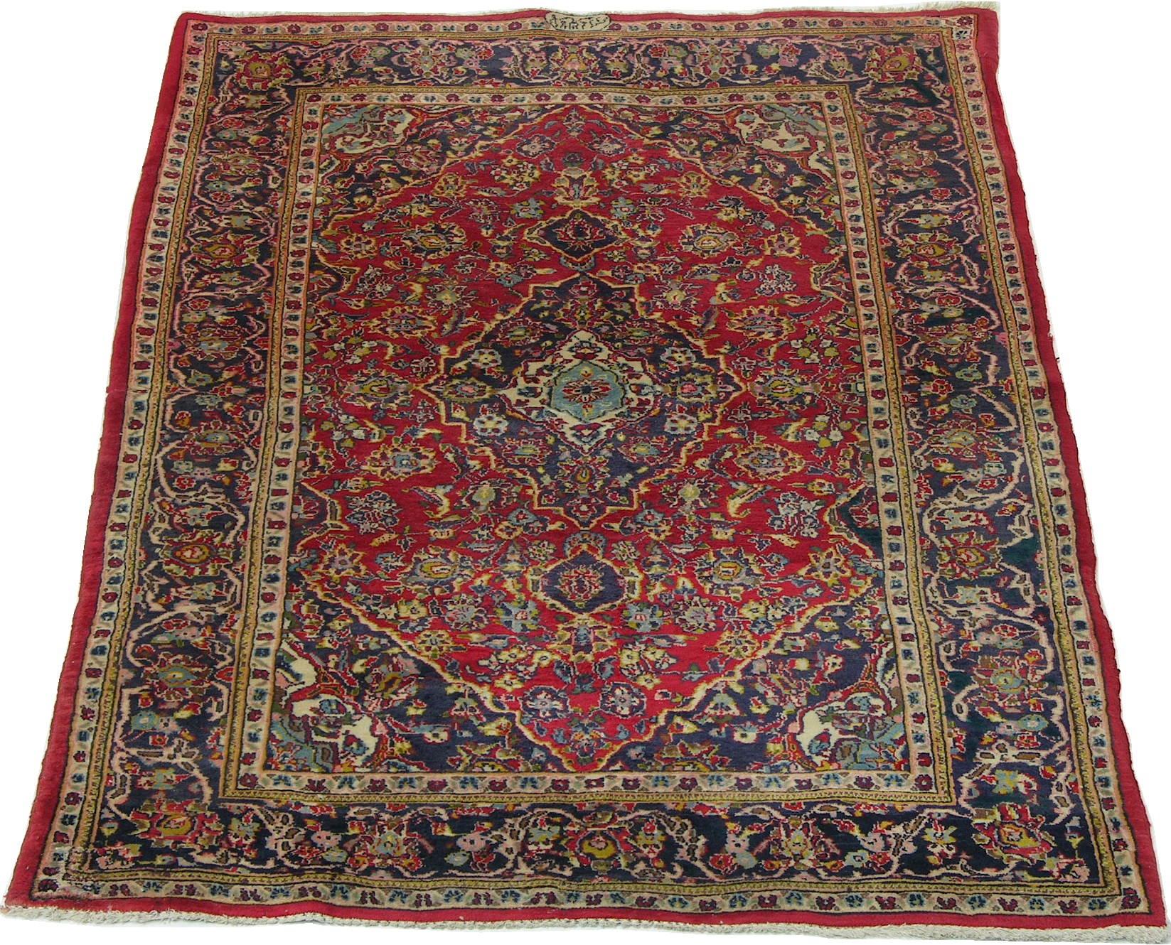 A Kashan Carpet, ca. 1920, 03.02.07, Sold: $345