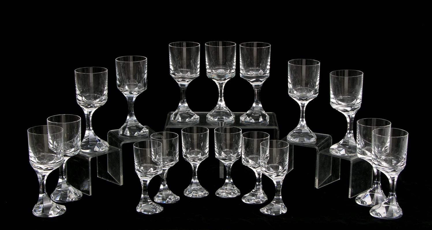 A Set of Baccarat Lead Crystal Stemware, Narcisse Pattern, 05.18.07