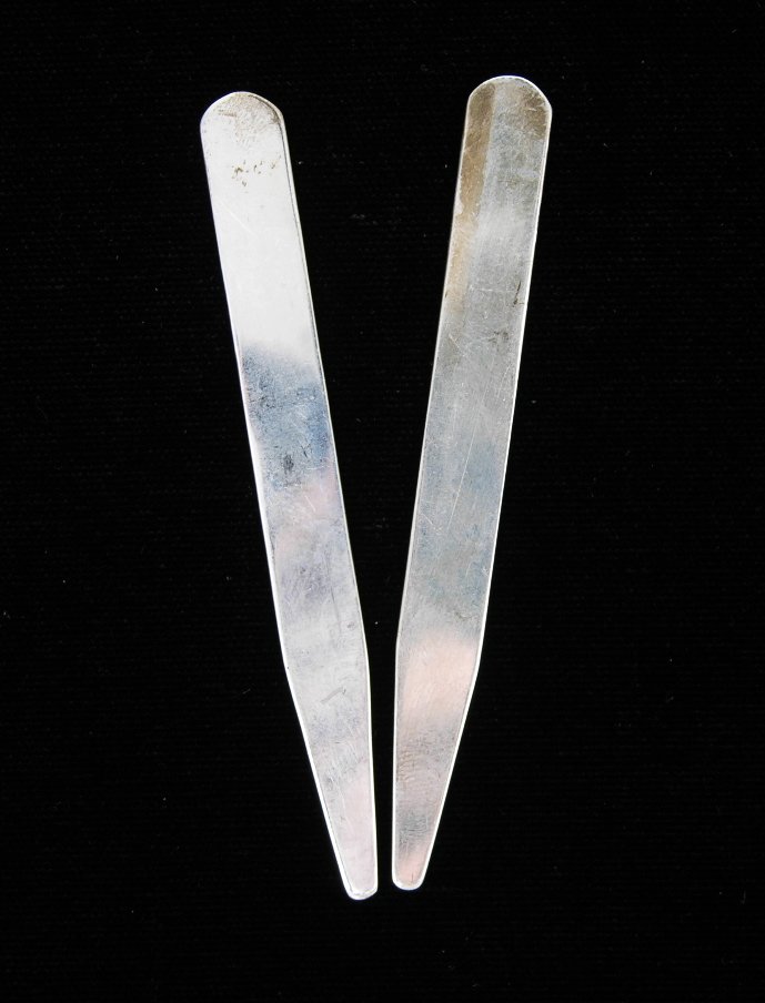 Tiffany & Co Sterling Silver Collar Stays, 11.15.07, Sold 34.5