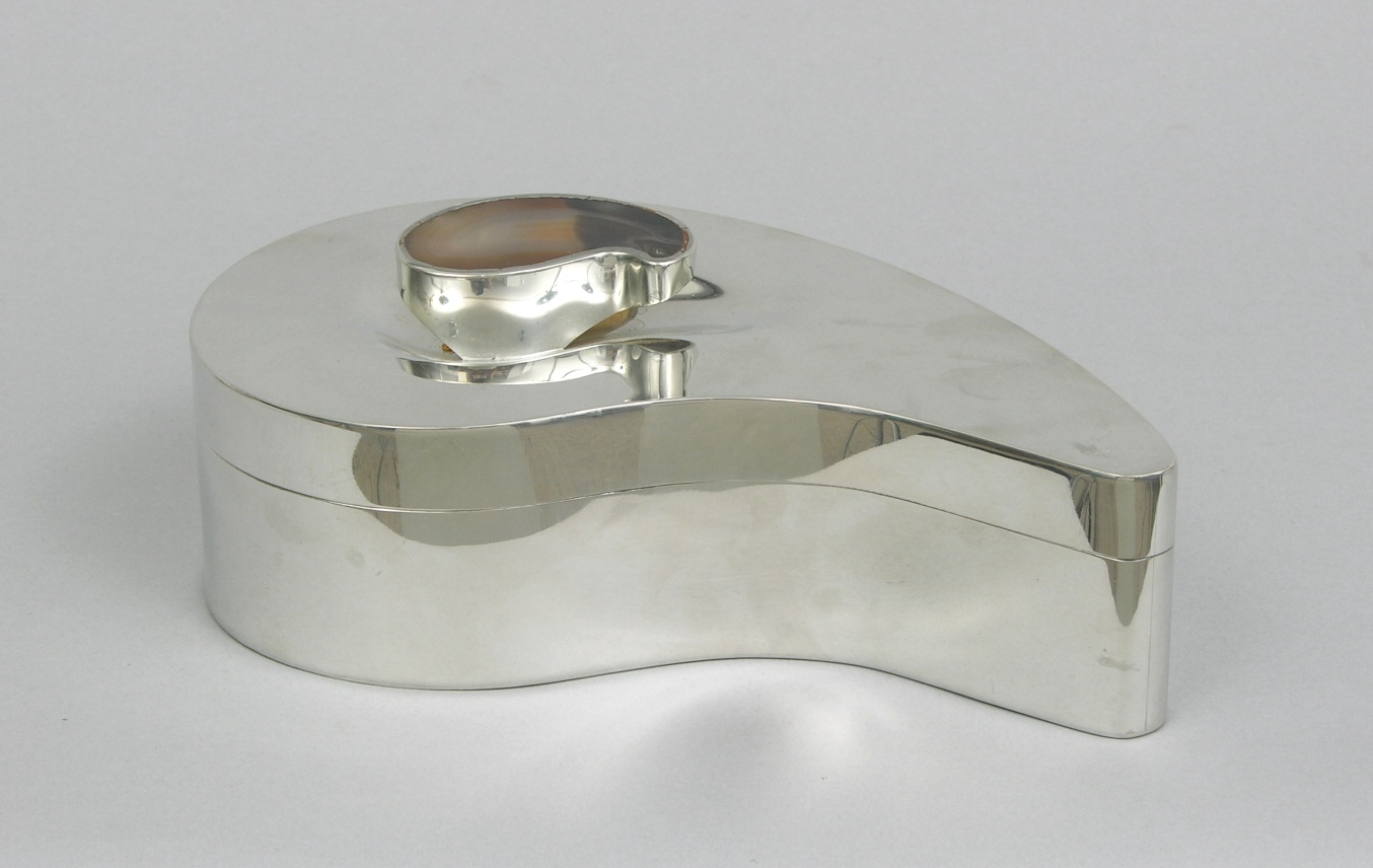 An Attractive Polished Pewter Container by Ron Kusins, 09.22.07, Sold