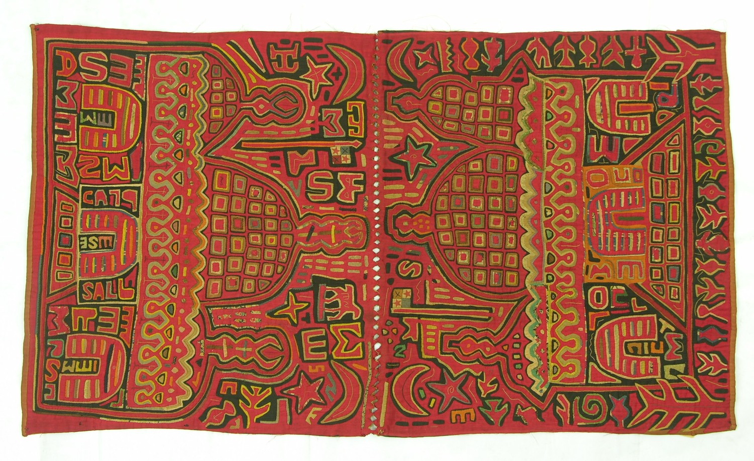 A Vintage Mola Textile, 03.06.08, Sold 201.25