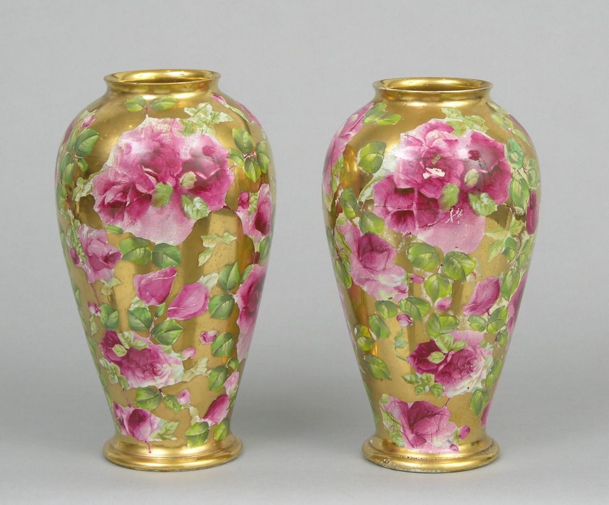 A Pair of Pretty Porcelain Vases, 05.17.08, Sold 132.25