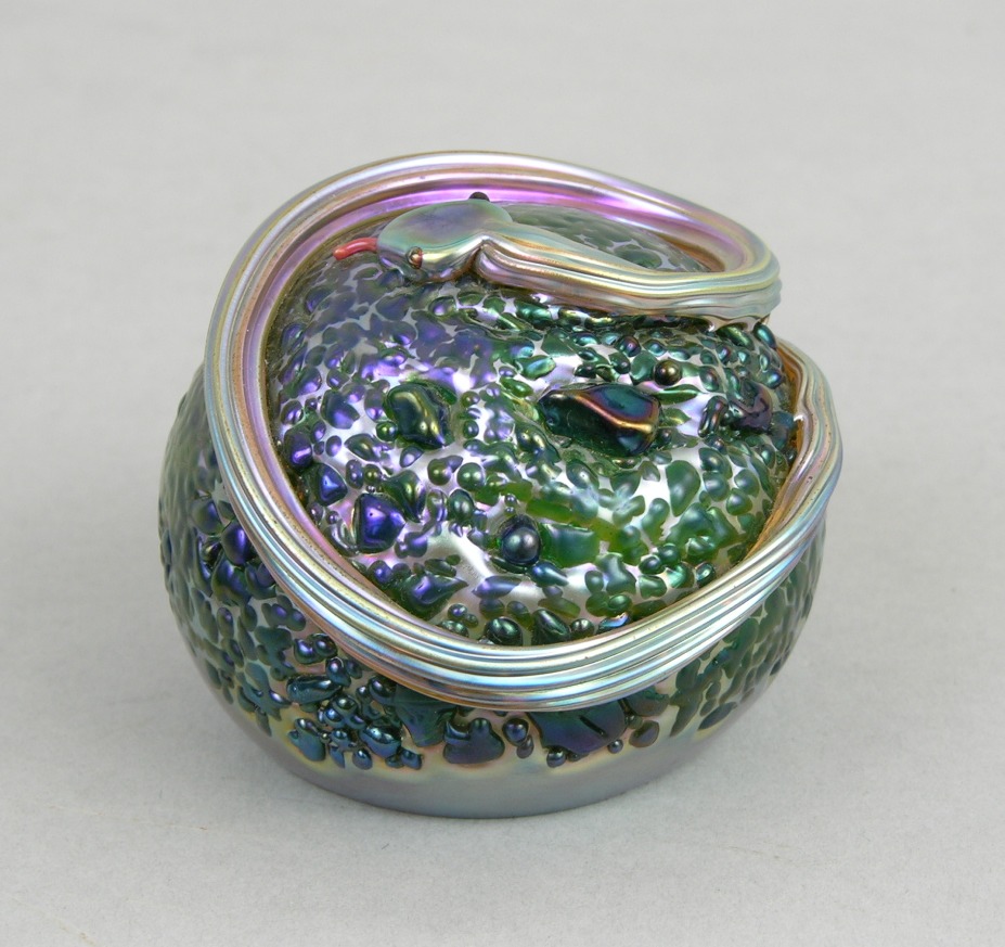 A Baccarat Glass Snake Paperweight, 05.17.08, Sold 235.75