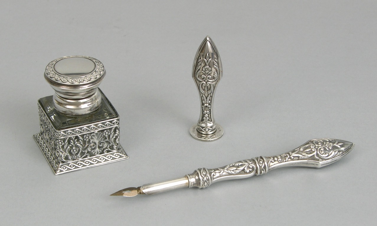 A Sterling Silver Writing Set, 11.21.08, Sold 304.75