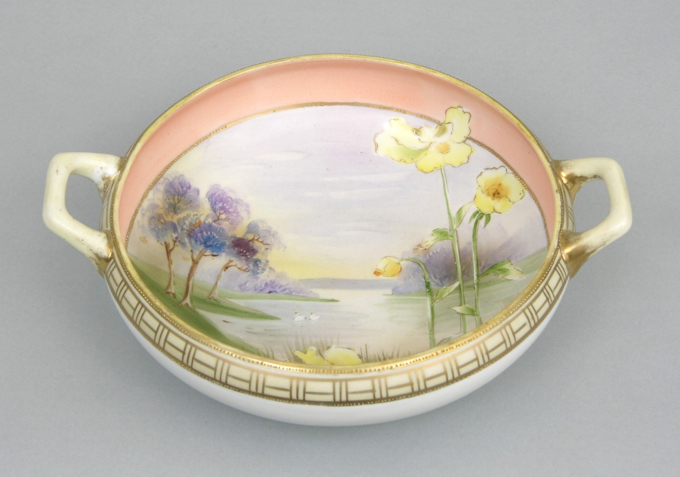 A Hand Painted Nippon Bowl, 09.13.08, Sold 92