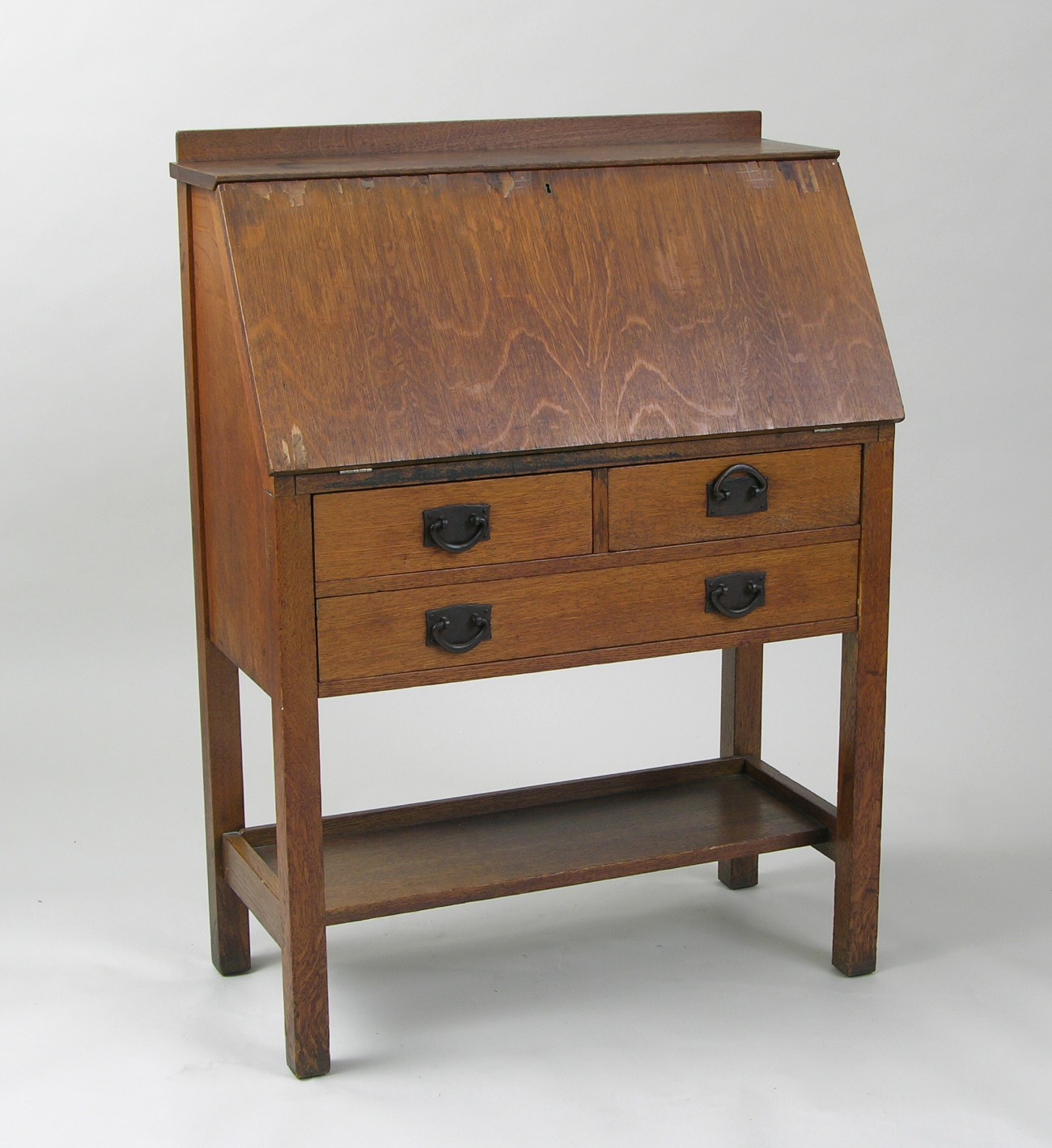 Gustav Stickley Drop Front Desk Ca 1912 1916 09 11 08 Sold