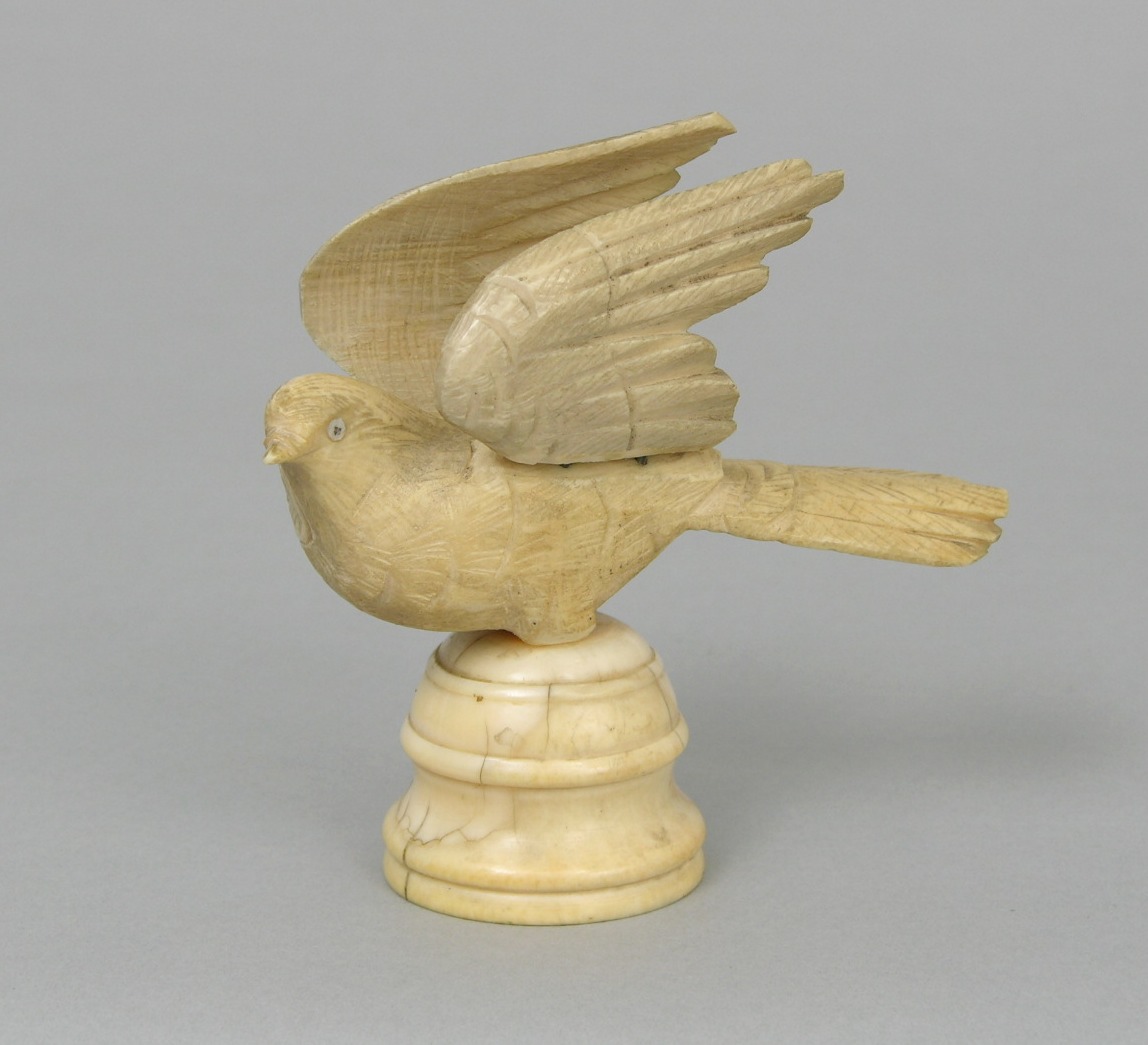 A Continental Carved Ivory Bird, 03.05.09, Sold 184