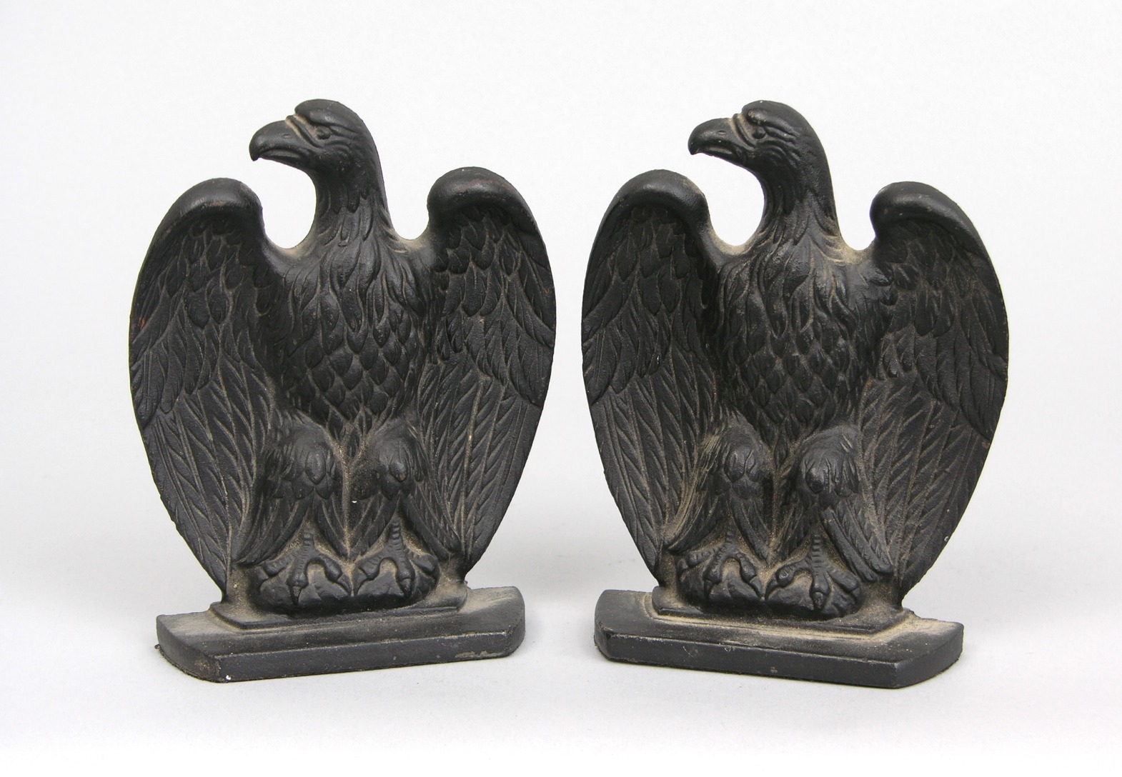A Pair of Cast Iron Eagle Bookends , 05.16.09, Sold 143.75