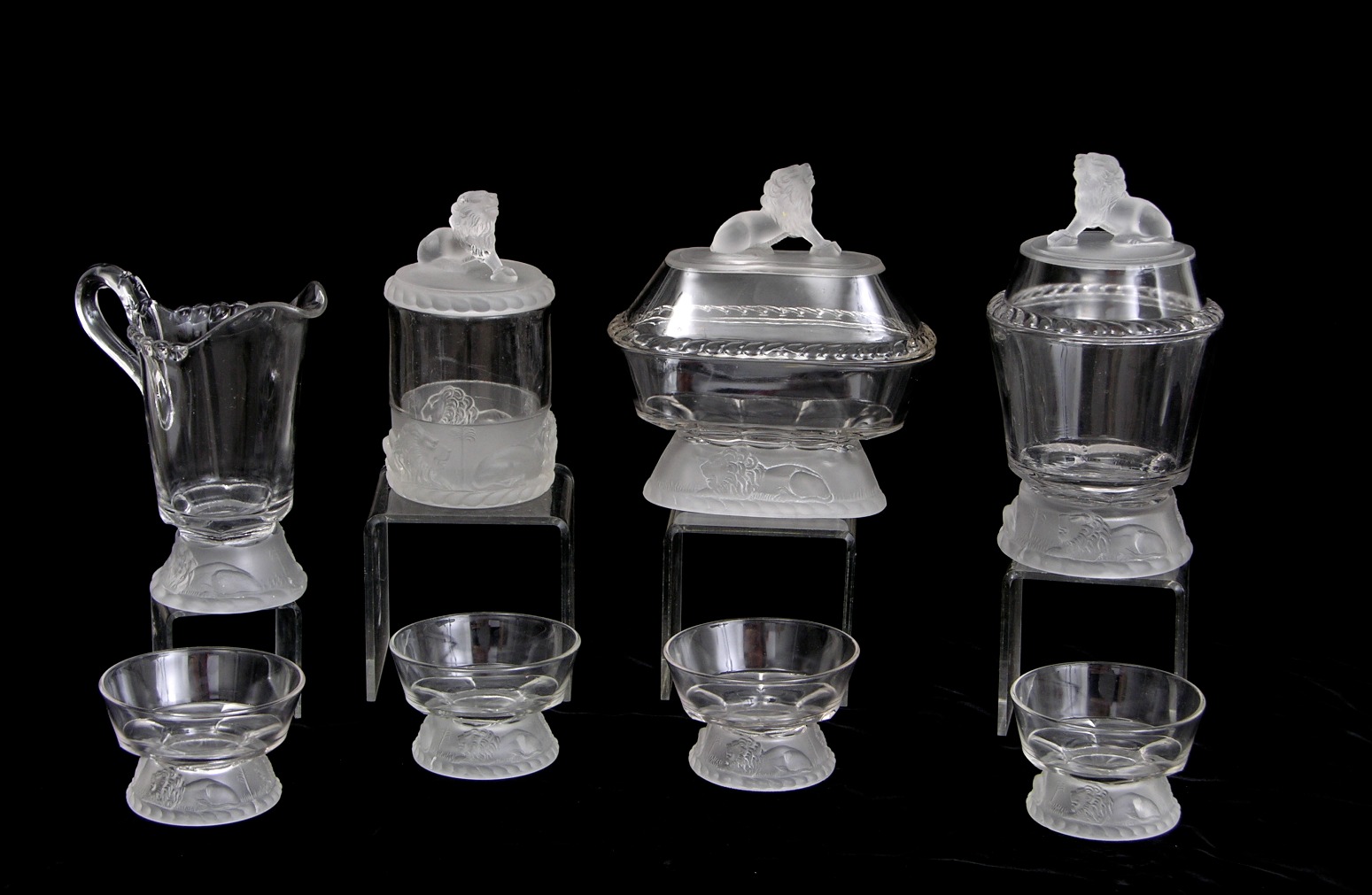 A Lot of Early American Pattern Glass by Gillinder & Sons, ca. 1877, 05