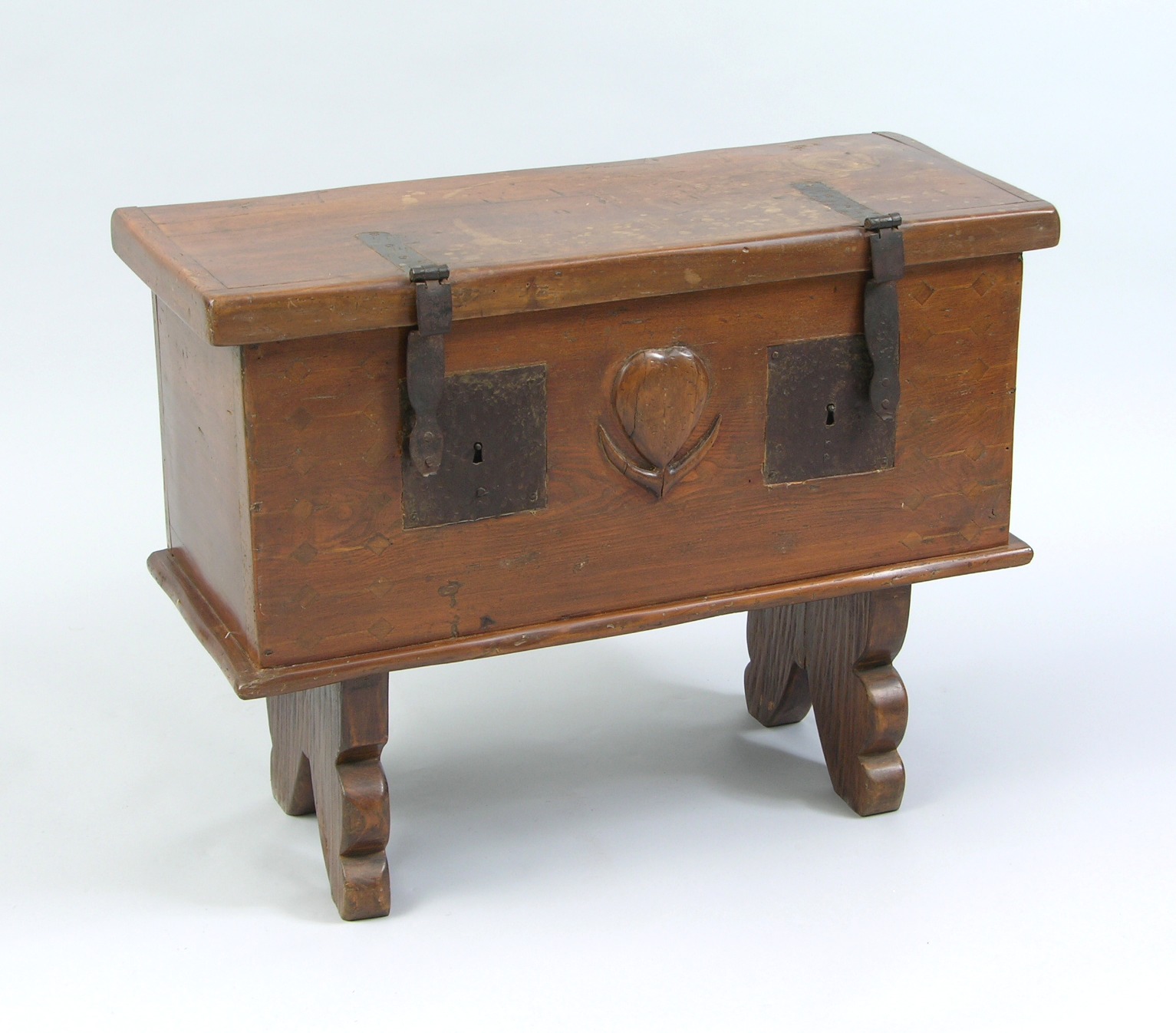 An Unusual Rustic Wood Box on Stand, 05.16.09, Sold 51.75