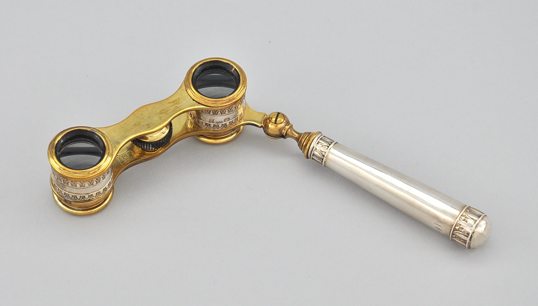 opera glasses on a stick