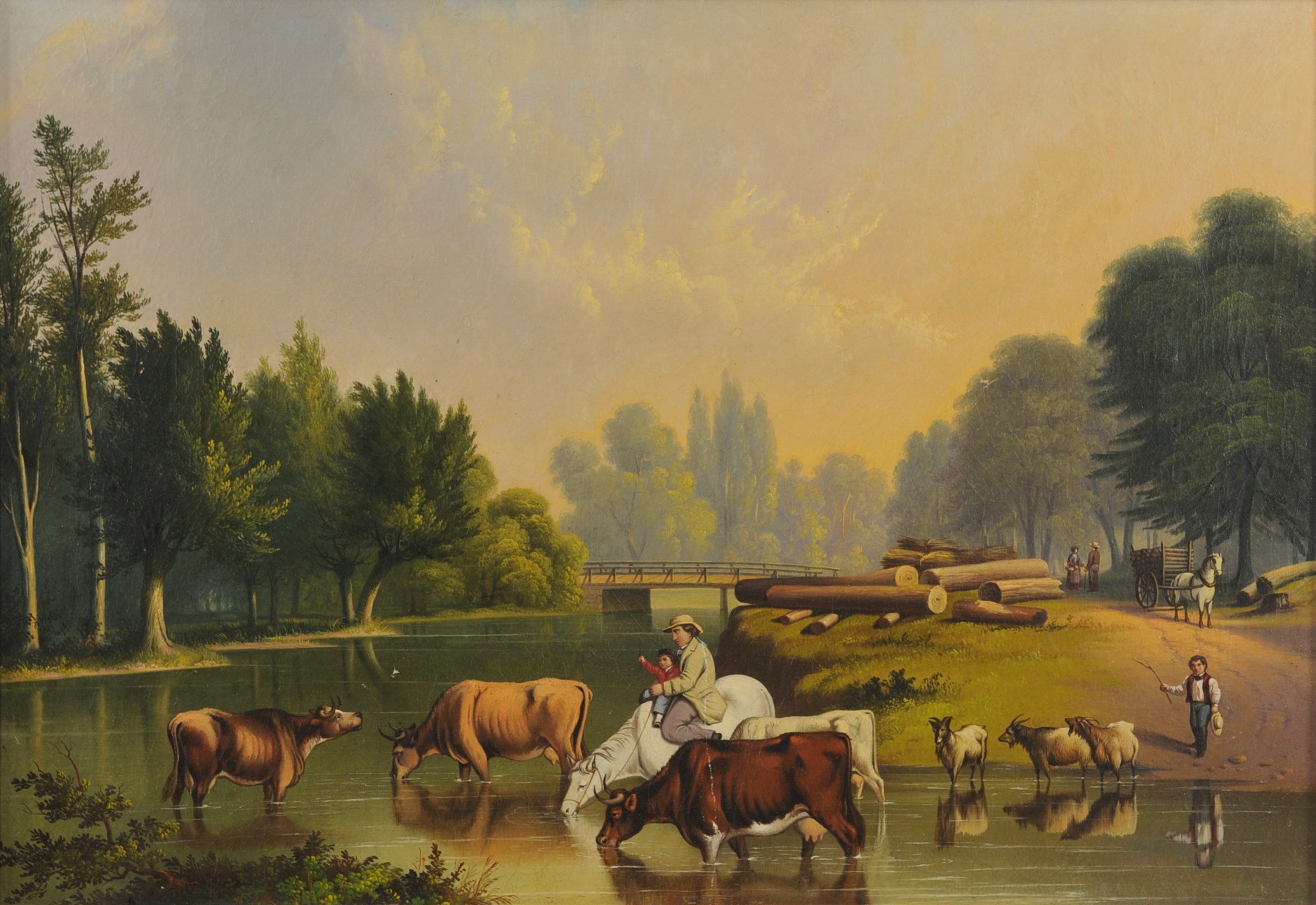 American School 19th Century 11 19 09 Sold 546 25