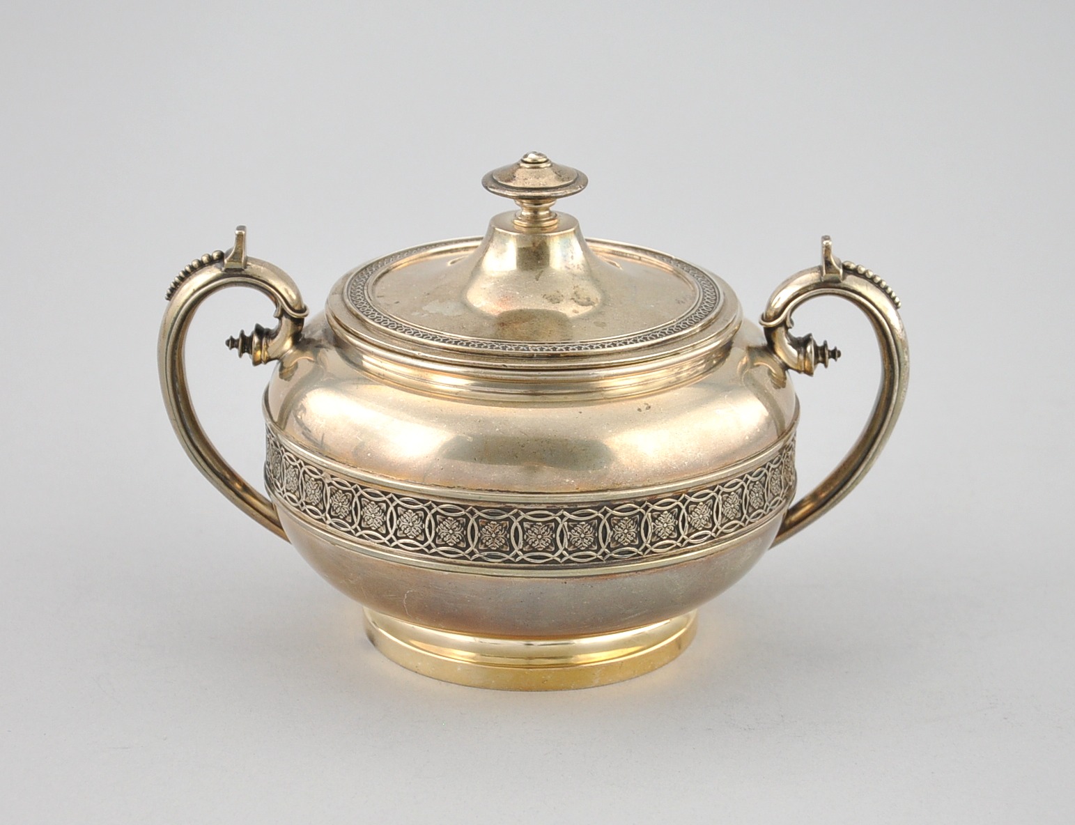A Tiffany & Co. Sterling Silver Sugar Bowl with Lid, 09.26.09, Sold 701.5