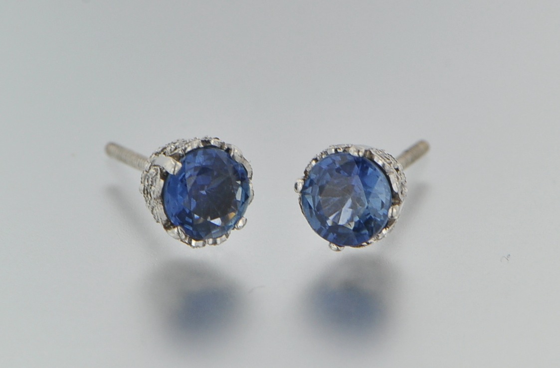 sapphire studs