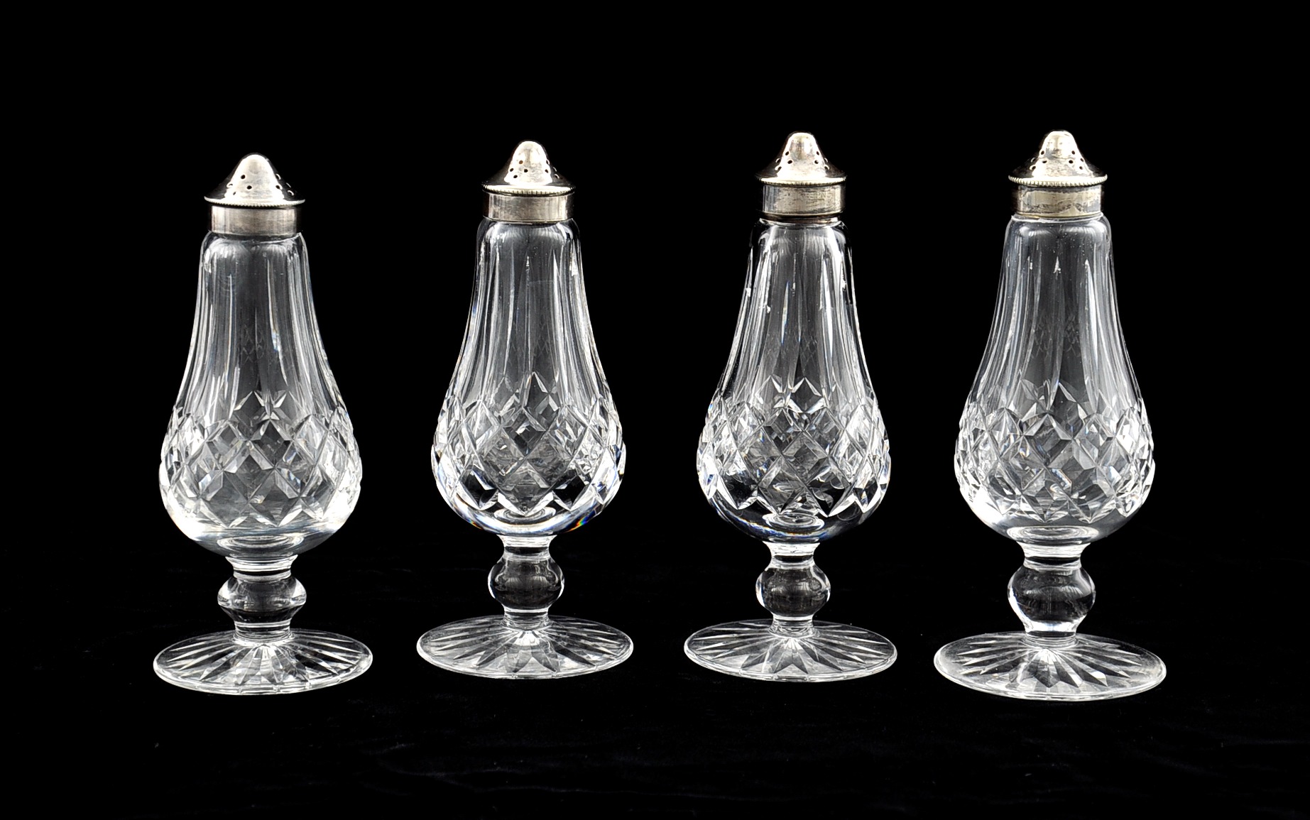 Four Waterford Crystal Salt Shakers, 03.04.10, Sold 120.75