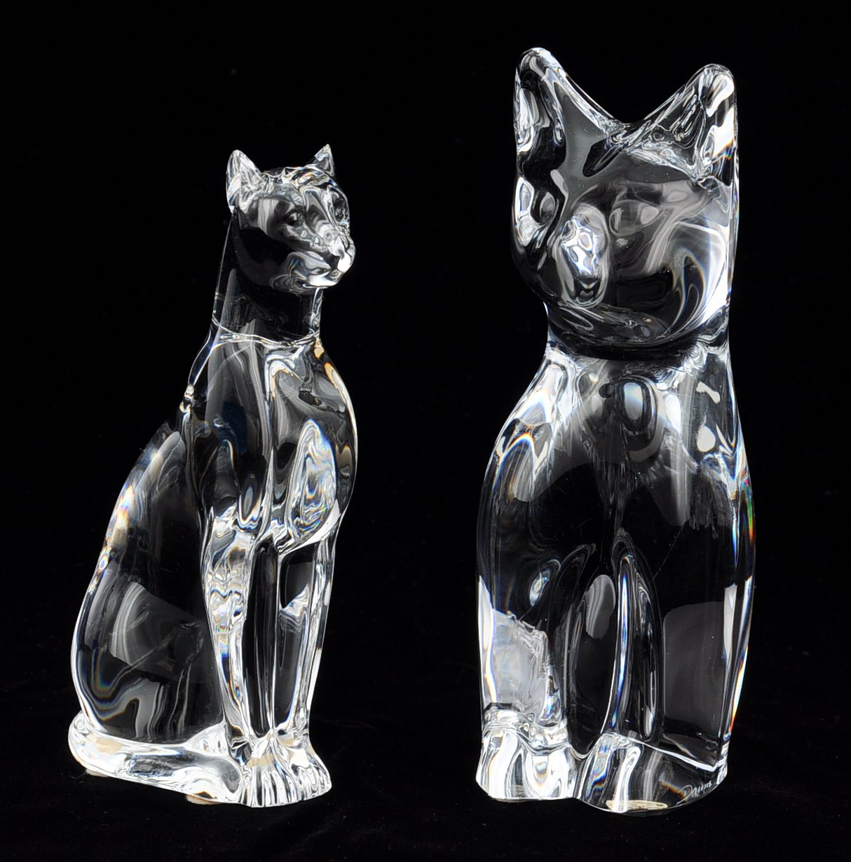 waterford crystal cat figurines