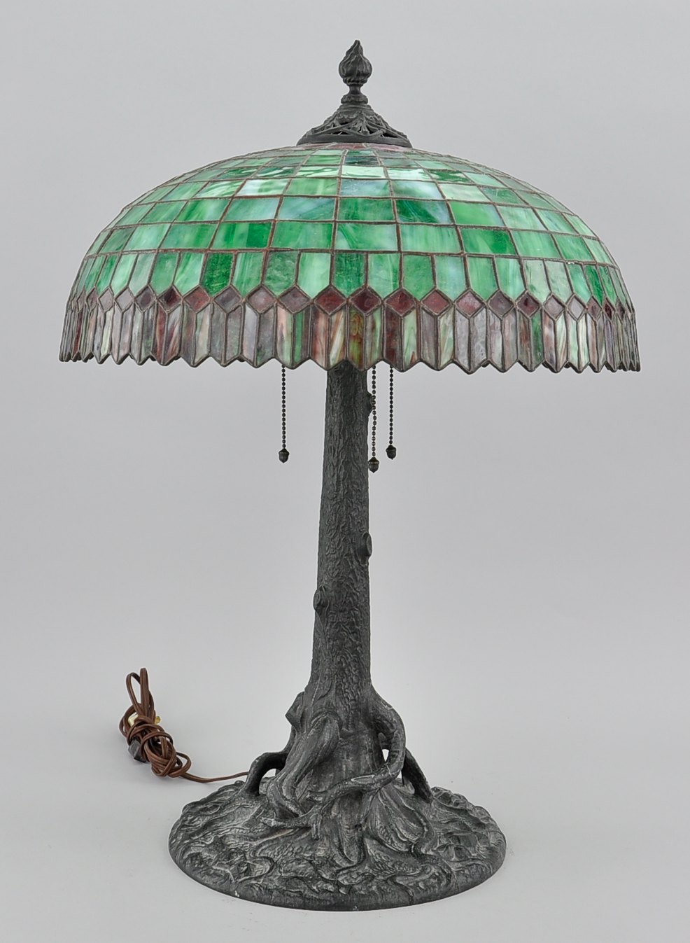 A Unique Art Metal and Glass Company Table Lamp, 09.25.10, Sold 2415