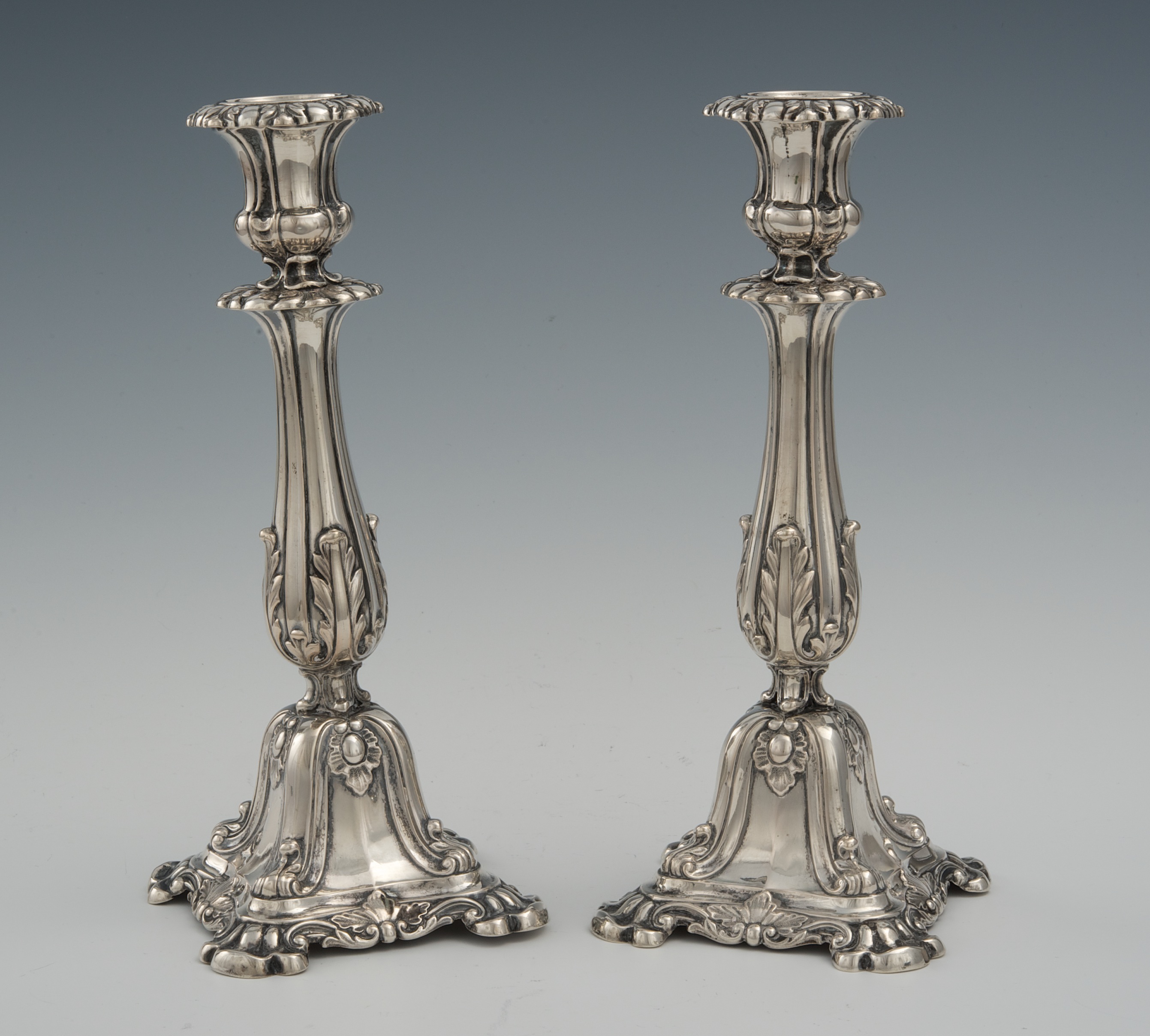 A Pair of Sterling Silver Candlesticks, 09.23.10, Sold 368