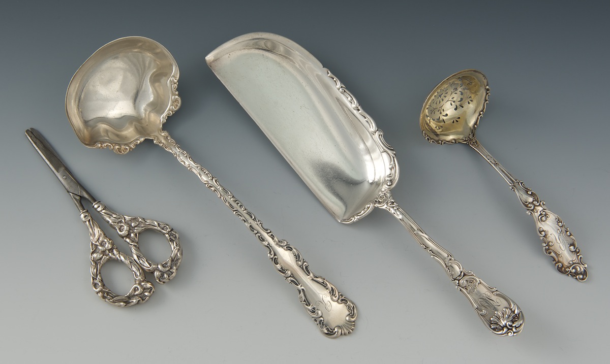 A Group of Sterling Silver Serving Implements , 09.23.10, Sold 258.75