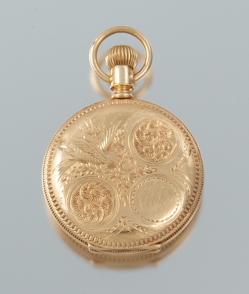 solid gold pocket watch