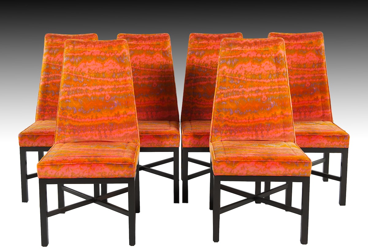 Six Armless Dining Chairs Made by Dunbar, 04.02.11, Sold: $1121.25