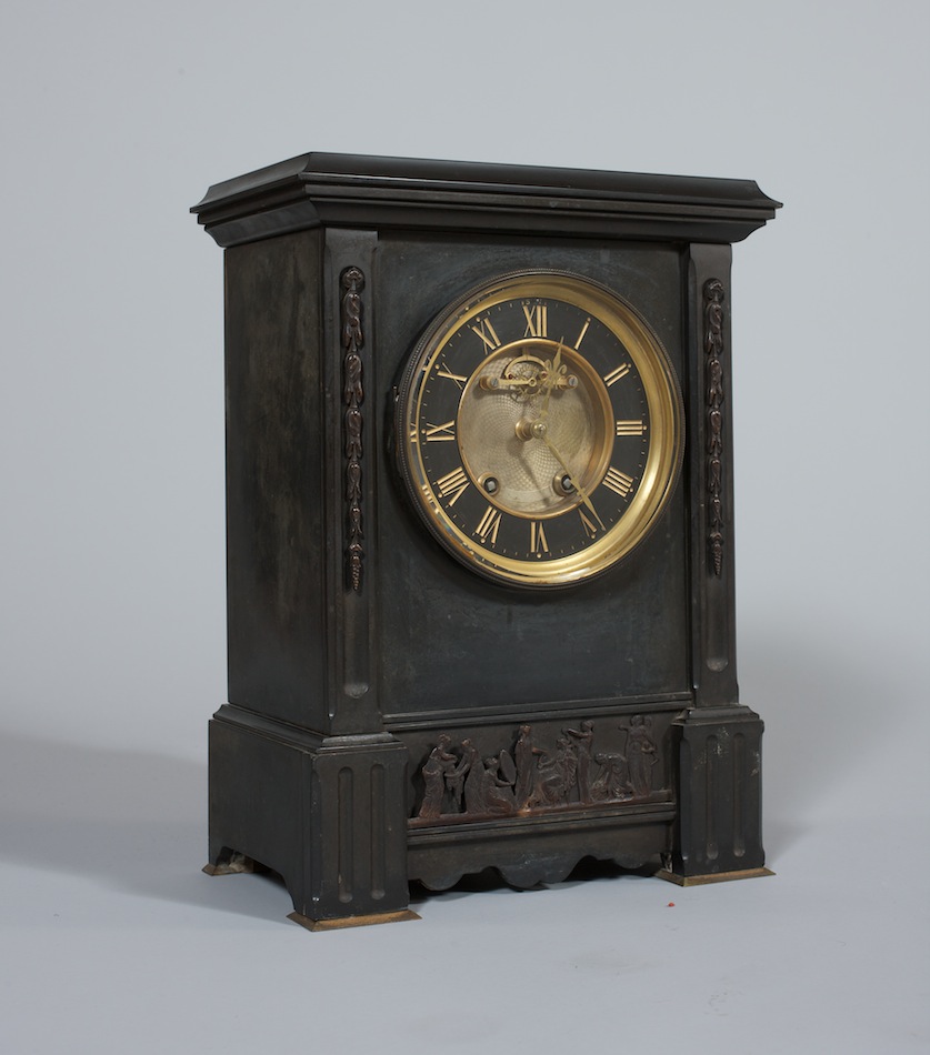J.W. Benson English Mantle Clock, Mid 19th Century, 05.28.11, Sold 201.25