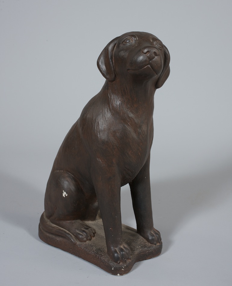 labrador garden statue