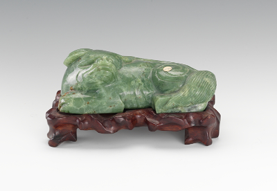 jade dog figurine