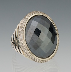 david yurman hematite ring