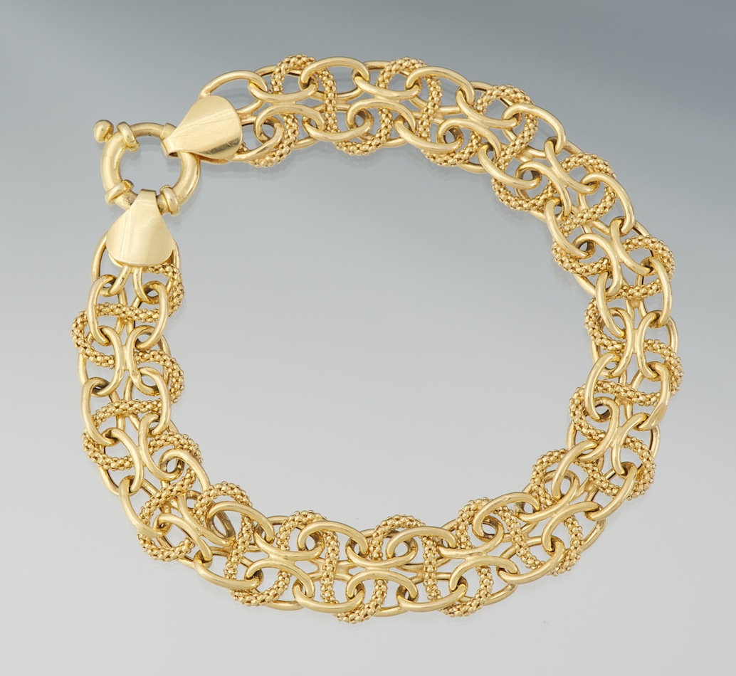 A Ladies' 14k Gold Bracelet, 09.02.11, Sold: $494.5