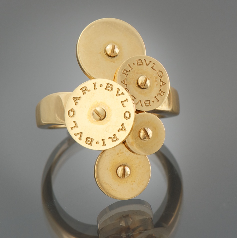 A Bulgari 18k Gold Ring From Cicladi 