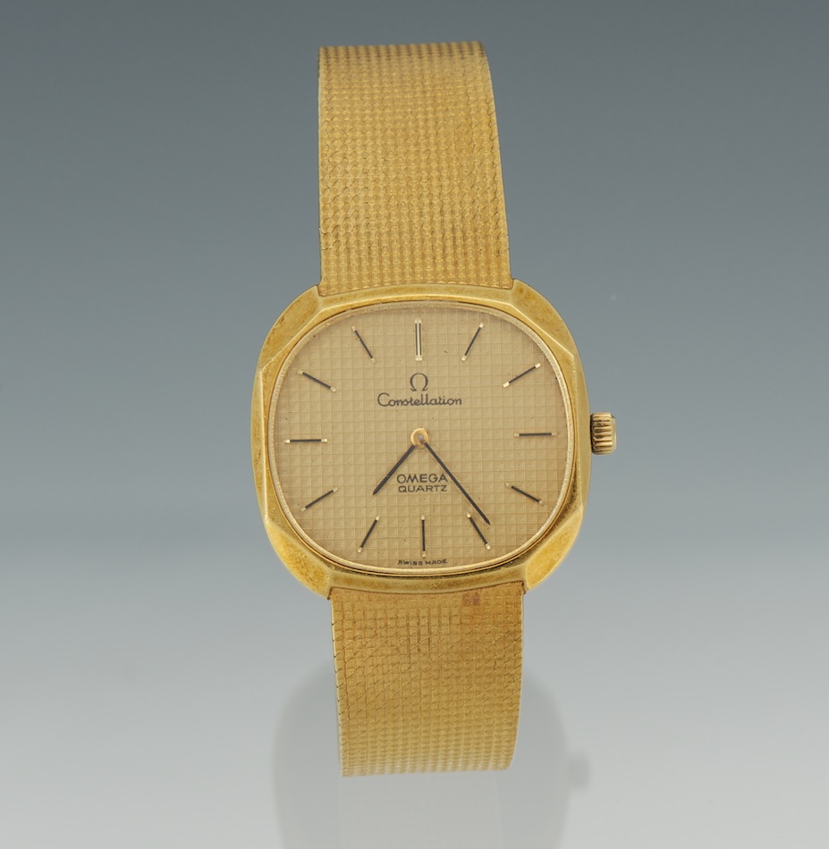 Omega Constellation 18k Gold Watch 