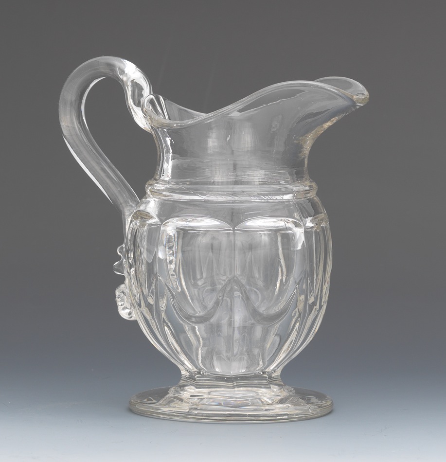 A Flint Glass Pitcher, ca. 1840, 05.24.12, Sold 69