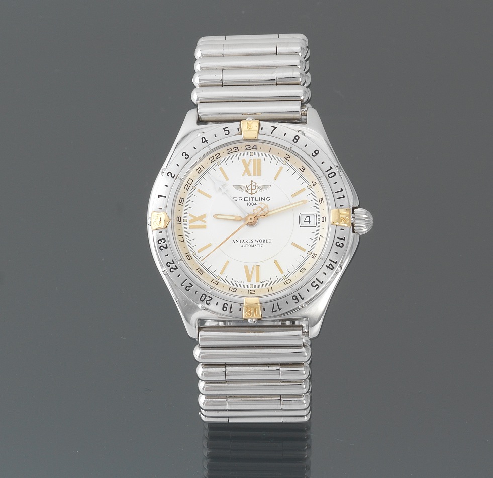 A Gentlemans Breitling Antares World Wristwatch 052512 - 