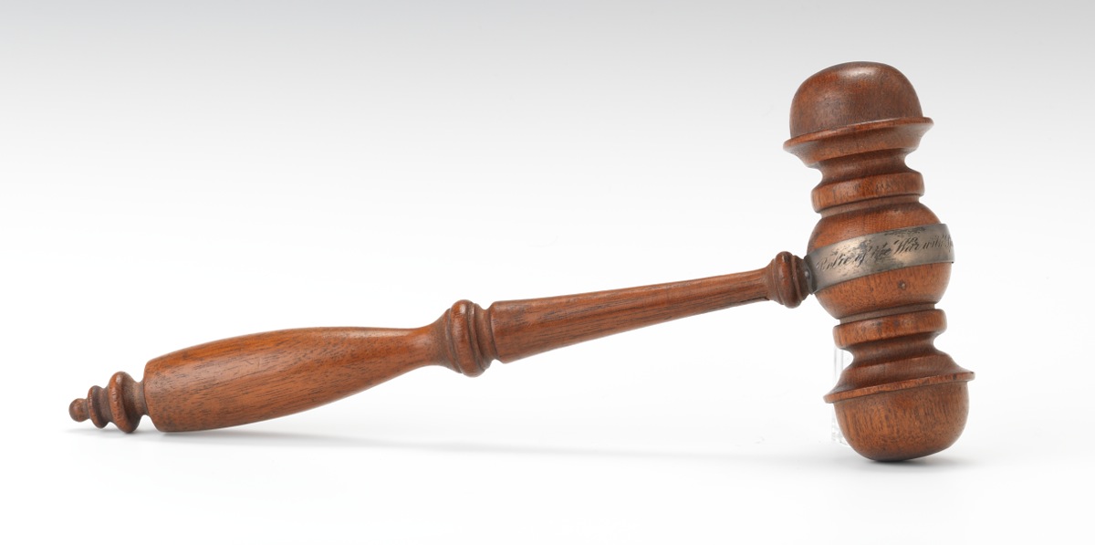 A Gavel Made From Material From a Spanish Warship, Rene Mercedes, 05.26