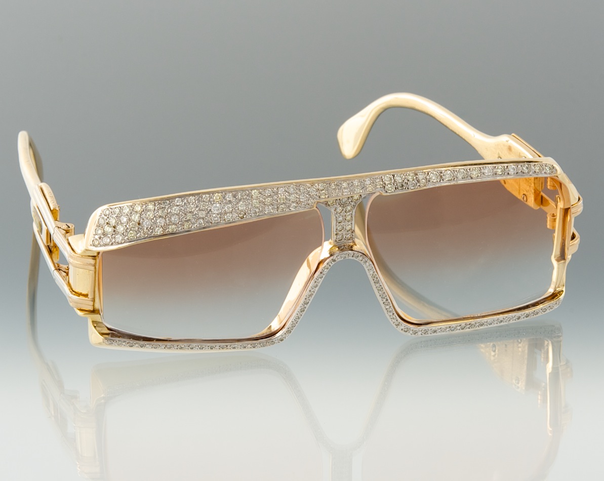 A Pair of 14k Gold and Diamond Glasses , 05.25.12, Sold 5175
