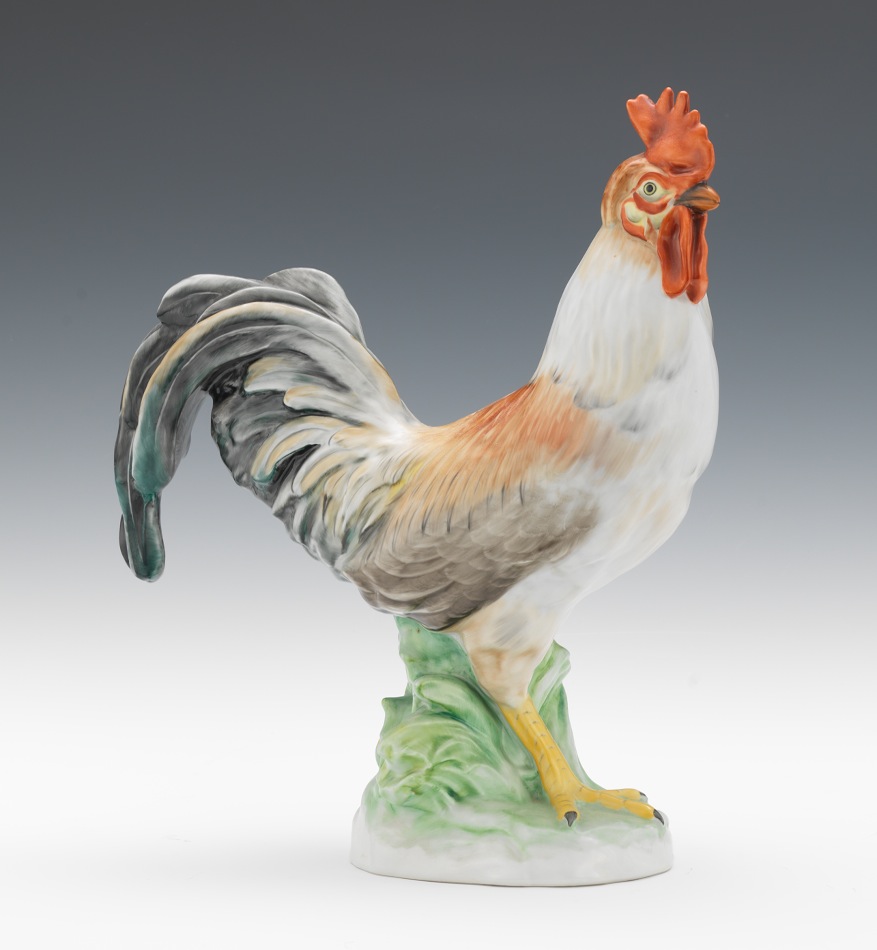 herend porcelain rooster