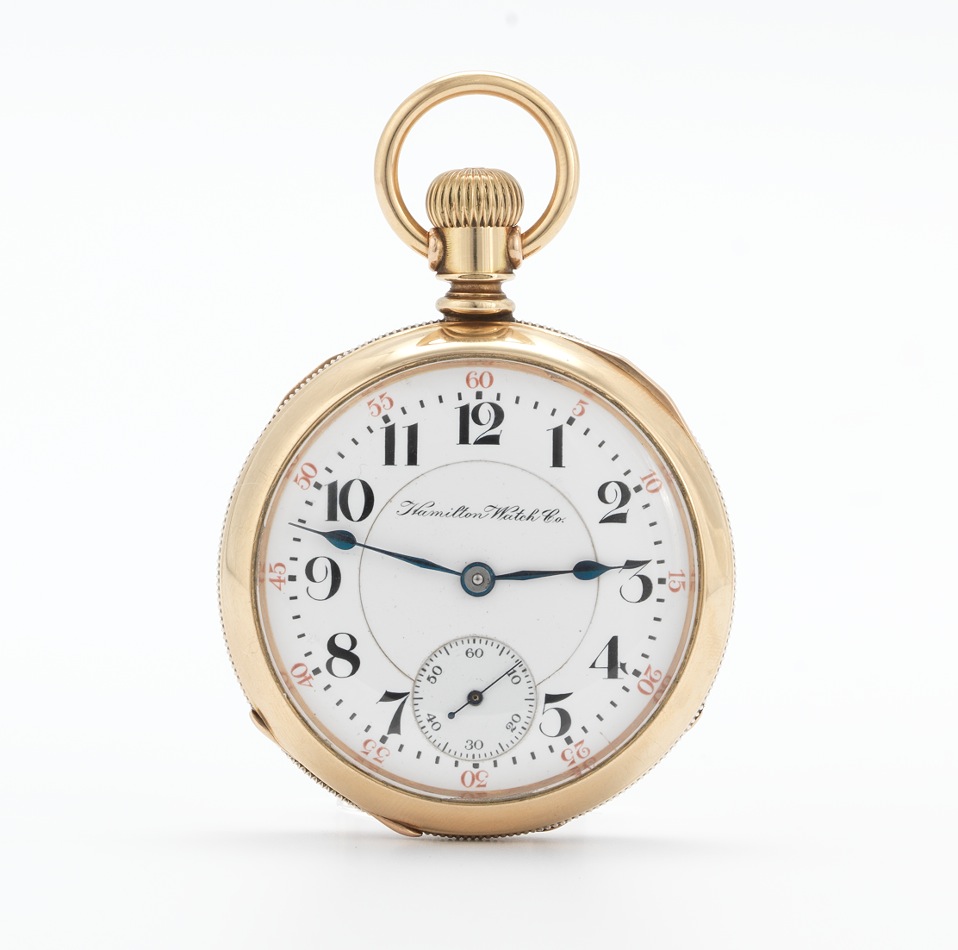 A Hamilton Open Face Pocket Watch, ca. 1905, 09.06.12, Sold 253