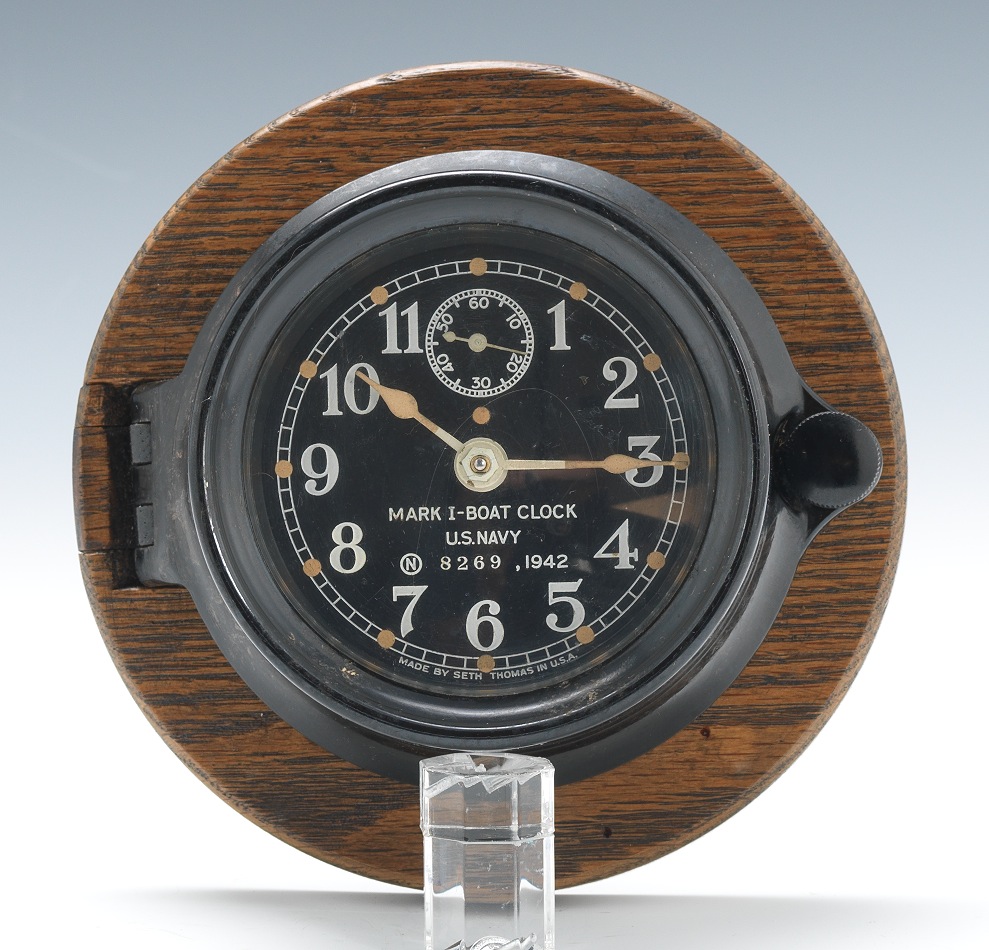 U.S.Navy Mark 1Boat Clock1942, 09.06.12, Sold 178.25