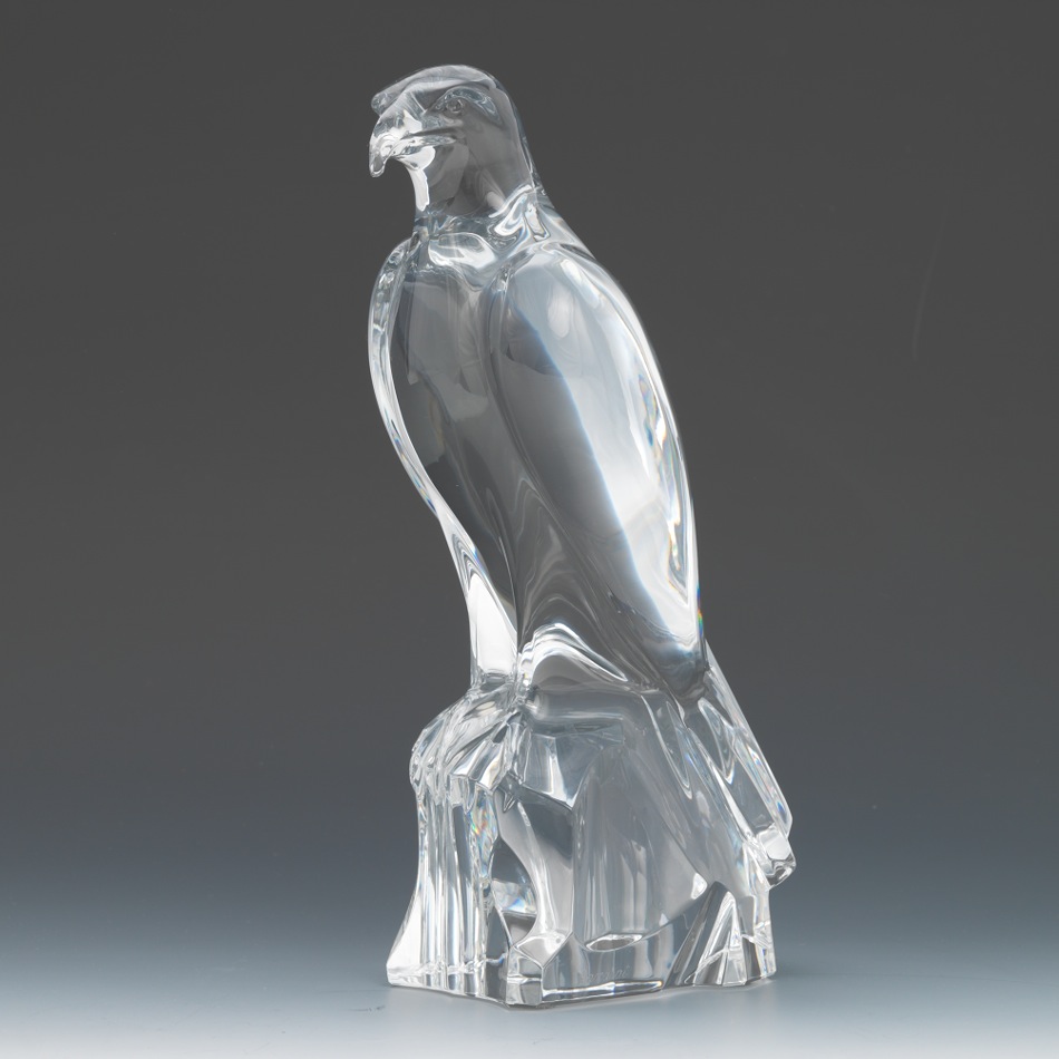 baccarat bird figurine